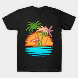 Summer time relax on the beach T-Shirt